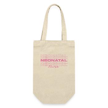 Nursing Neonatal Nurse Medical Nurses Stylish - Gift Bag for Bottles - nature - Front