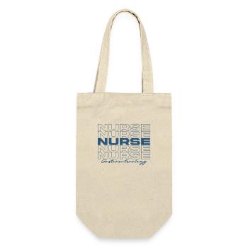 Gastroenterologie Krankenschwester Medizinische Krankenschwestern Stilvoll - Geschenkbeutel für Flaschen - Natur - Vorne