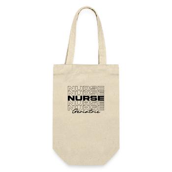 Geriatric Nurse Medical Nurses Stylish - Gift Bag for Bottles - nature - Front
