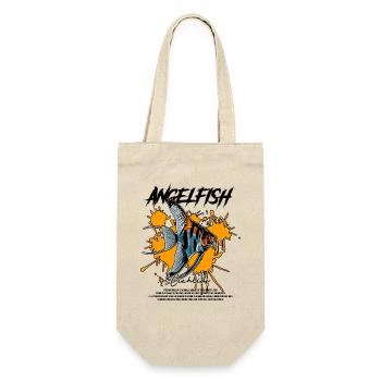Kaiserfisch Fish Keeper Moderne Streetwear - Geschenkbeutel für Flaschen - Natur - Vorne