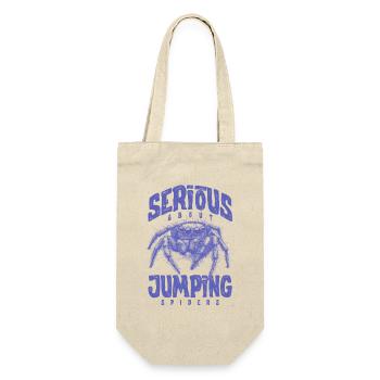 Serious About Jumping Spiders Pet Spider Owner - Gift Bag for Bottles - nature - Front