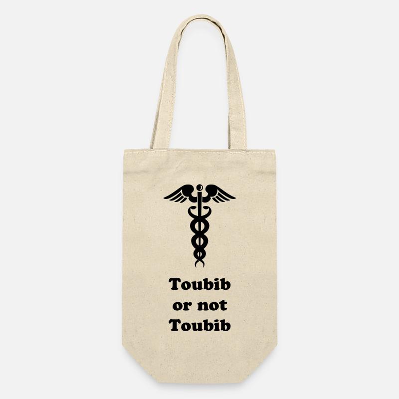 Doktor Arzt oder nicht? - Geschenkbeutel für Flaschen - Natur