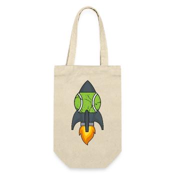 Padel Padel Tennis Padel Fashion PADEL TENNIS ROCKET - Gift Bag for Bottles - nature - Front