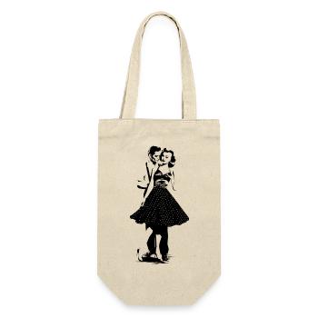 Dance partner - Gift Bag for Bottles - nature - Front