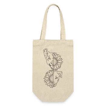 dog - Gift Bag for Bottles - nature - Front
