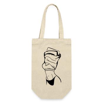dame - Sac à bouteille - nature - Devant