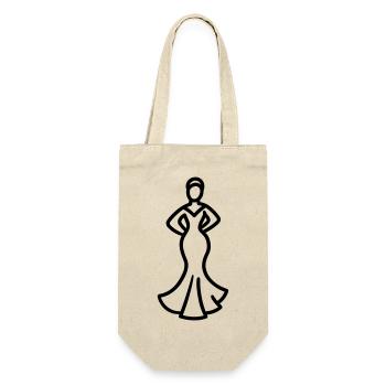 Flamenco - Gift Bag for Bottles - nature - Front