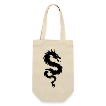 Icône du Dragon chinois - Sac à bouteille - nature - Devant