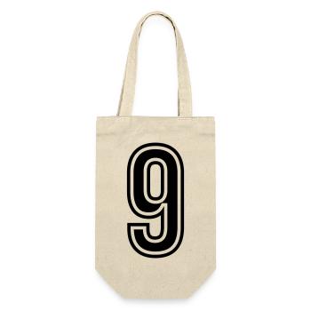 9 Symbole numérique - Sac à bouteille - nature - Devant