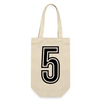 5 Symbole numérique - Sac à bouteille - nature - Devant