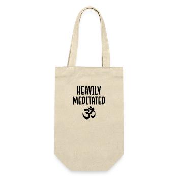 Cool Yoga Saying Gift Yogi - Gift Bag for Bottles - nature - Front