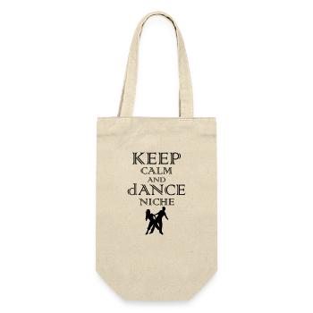 Dancing Dance Music - Geschenkbeutel für Flaschen - Natur - Vorne