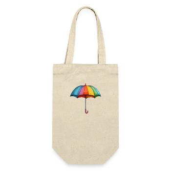 Colorful umbrella - Gift Bag for Bottles - nature - Front