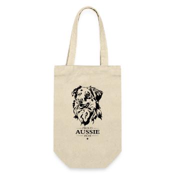 Aussie Mom Dogs Australian Shepherd Dog Wilsigns - Gift Bag for Bottles - nature - Front