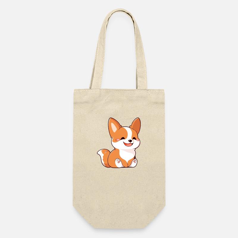 Quoi de neuf Corgi - Sac à bouteille - nature