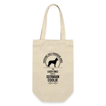 German Coolie Guardian Angel Dogs Wilsigns - Gift Bag for Bottles - nature - Front