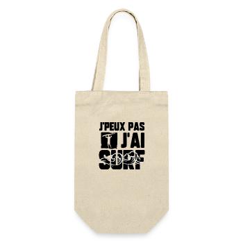 J’peux pas j’ai surf - Sac à bouteille - nature - Devant