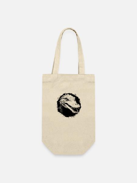 Alligator - Geschenkbeutel für Flaschen - Natur