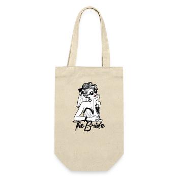 La mariée - Die Braut - Hochzeit - JGA - Sac à bouteille - nature - Devant