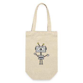 Robot Robbie - Sac à bouteille - nature - Devant