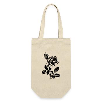 Fleur de rose - Sac à bouteille - nature - Devant