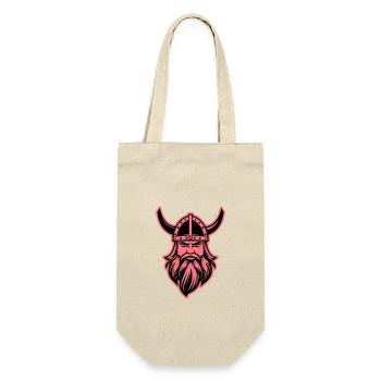 Viking Head Warrior Valhalla Odin - Gift Bag for Bottles - nature - Front