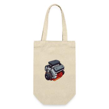 Thème moteur : Classique et puissance - Sac à bouteille - nature - Devant
