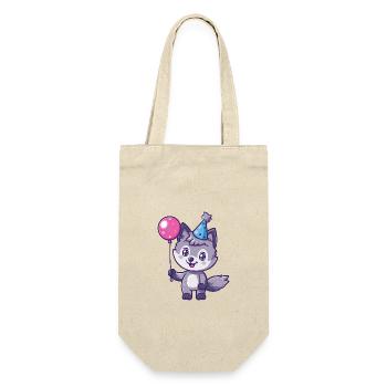Wolf Birthday Baby - Gift Bag for Bottles - nature - Front