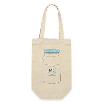 Complément alimentaire protéine de magnésium - Sac à bouteille - nature - Devant