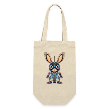 Brown Classic Cartoon Pet Pâques pour homme - Sac à bouteille - nature - Devant