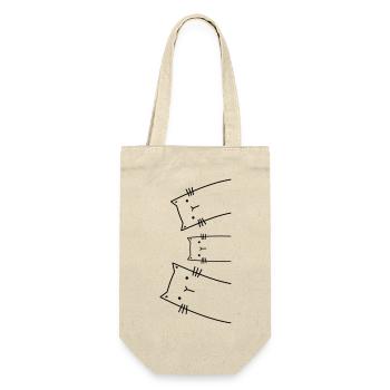 Cat Family Cats Gift Idea - Gift Bag for Bottles - nature - Front
