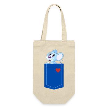 Souris dans une poche - T-shirt enfant - Sac à bouteille - nature - Devant