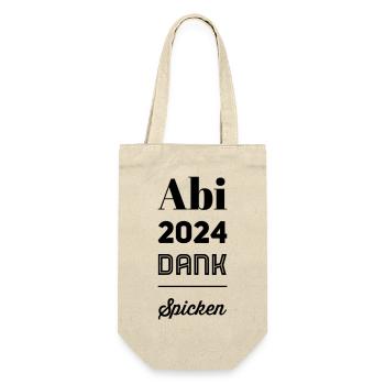 Abitur 2024 - Gift Bag for Bottles - nature - Front
