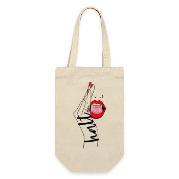 Shut up - Gift Bag for Bottles - nature - Front