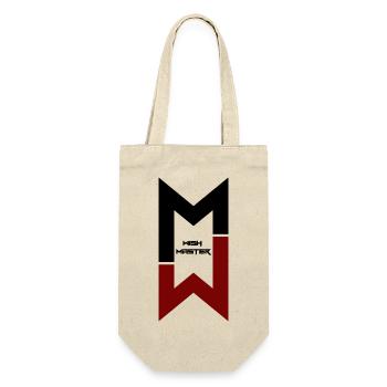 "Wish Master" modernes Monogramm-Logo-Design - Geschenkbeutel für Flaschen - Natur - Vorne