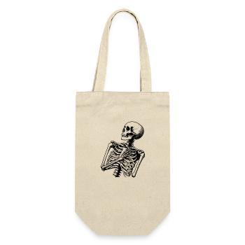 Astonished skeleton - Gift Bag for Bottles - nature - Front