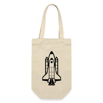 Rocket - Gift Bag for Bottles - nature - Front