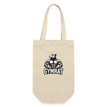 GymRat Flexing - Gift Bag for Bottles - nature - Front