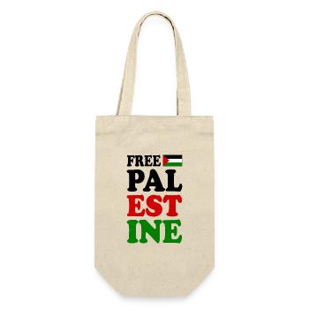Free palestine - Gift Bag for Bottles - nature - Front