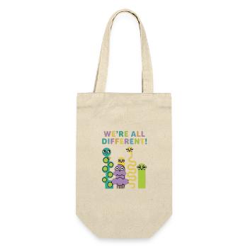 We're All Different! Colorful creatures - Gift Bag for Bottles - nature - Front