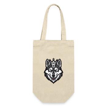Couronne de chien husky - Sac à bouteille - nature - Devant