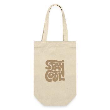 Stay Cool - Geschenkbeutel für Flaschen - Natur - Vorne