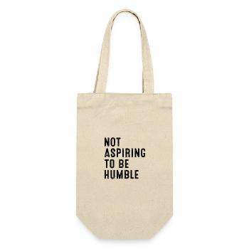 Not Aspiring to Be Humble - Gift Bag for Bottles - nature - Front