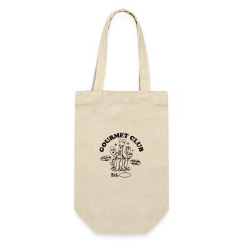 Design de club gastronomique - Sac à bouteille - nature - Devant