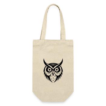owl animal - Gift Bag for Bottles - nature - Front