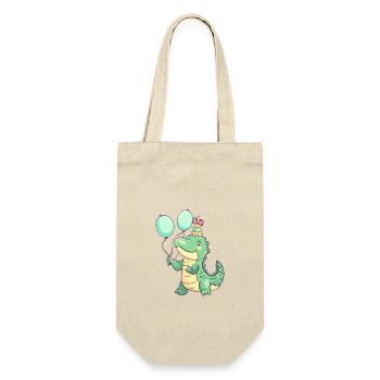 Alligator Birthday Baby - Gift Bag for Bottles - nature - Front