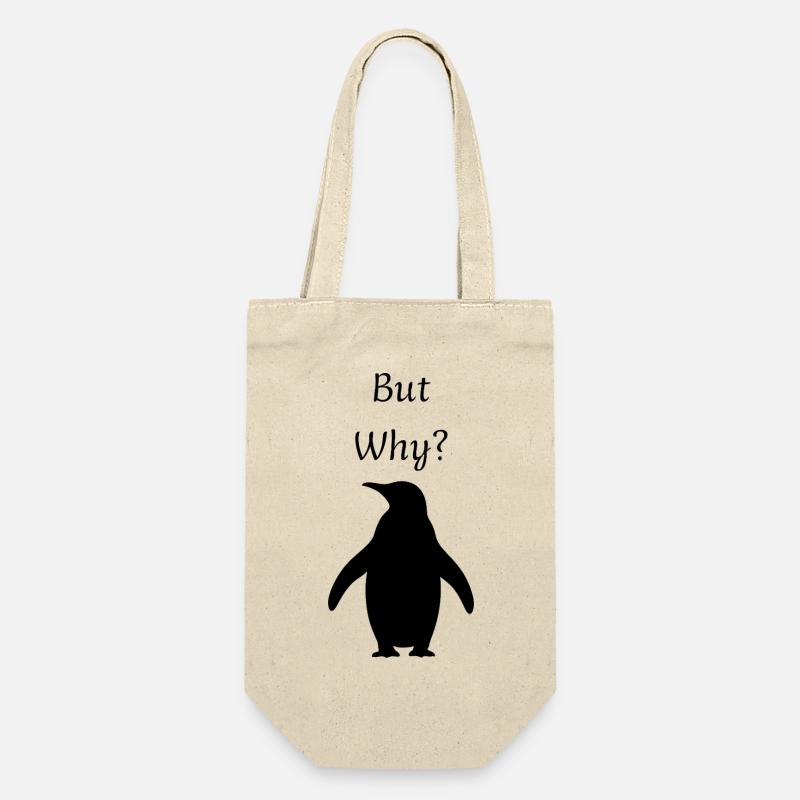 But Why - Geschenkbeutel für Flaschen - Natur