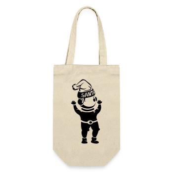 Astronaute Père Noël Symbole Logo icône Graphique - Sac à bouteille - nature - Devant