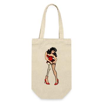 BARES BOUDOIR - Geschenkbeutel für Flaschen - Natur - Vorne
