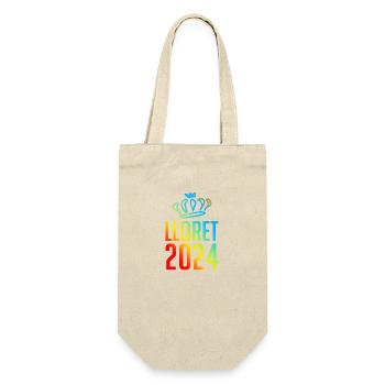 Lloret De Mar 2024 Bunt - Geschenkbeutel für Flaschen - Natur - Vorne